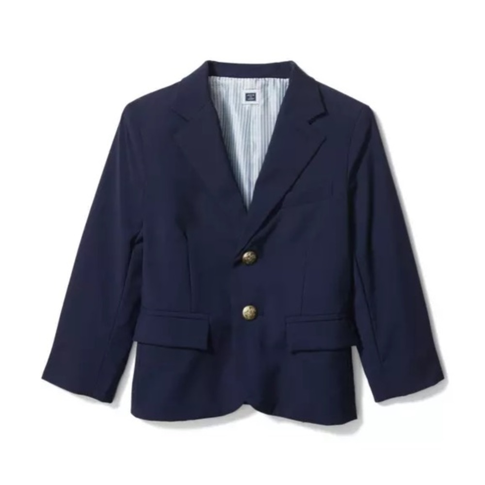Janie and Jack Navy Blazer with Gold Buttons